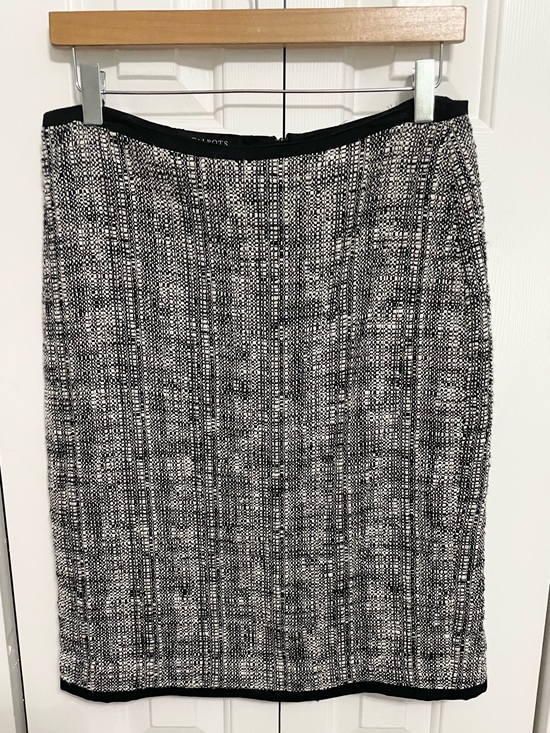 Talbots Dresses & Skirts - Talbots Black and White Tweed Pencil Skirt